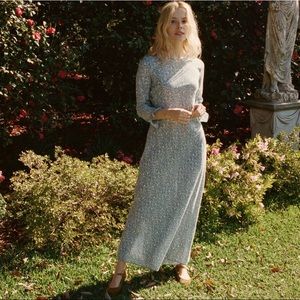 DÔEN Loire dress in blue floral SOLD OUT ONLINE